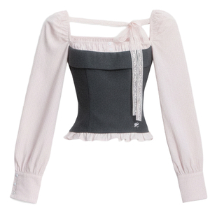 fragileheart易碎商店·夜色甜诱甜酷风显瘦套装优雅千金风两件套