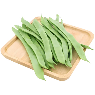 地豆王一号豆角种子无架四季豆早熟抗病宽荚白不老庭院蔬菜种子籽