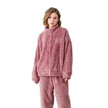 【玛伦萨】珊瑚绒睡衣女秋冬法兰绒