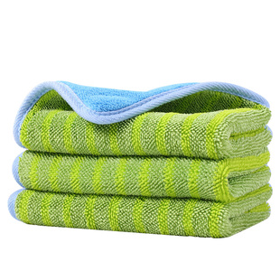 夹板拖把布拖地布懒人毛巾替换布双面加厚家用拖布平板拖头夹固式