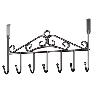 北欧风门后挂钩免打孔无痕挂衣架卧室门背后置物衣帽架卫生间挂架