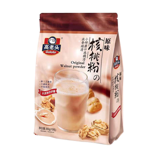 高老头原味核桃粉大豆花生冲饮即食营养早餐无添加蔗糖代餐饱腹
