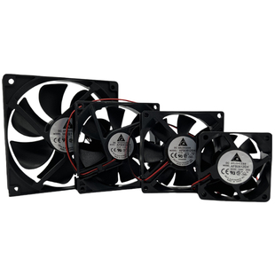 台达3 4 5 6 7 8 9 12CM/厘米静音滚珠12V/24V机柜机箱散热风扇