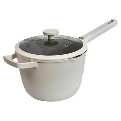 加高14cm深型陶瓷不粘奶锅20CM