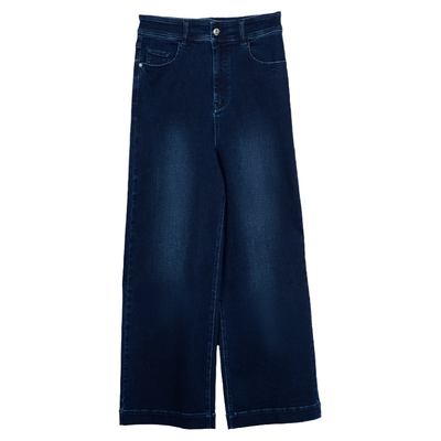 吕燕设计师早春新款口袋贴片长裤