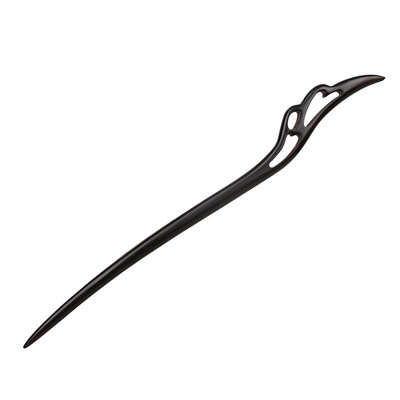 新中式素簪发簪古风盘发簪黑檀木