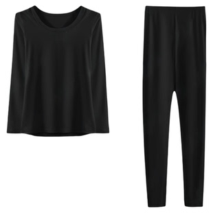 邱莹莹 HELA AOMI “10A级保暖套”弹力包容性长款打底套装