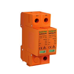 新驰光伏浪涌保护器直流DC1000V电源防雷器500V避雷器2P直流电涌