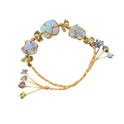 七彩手绳水晶少女天然男女通用