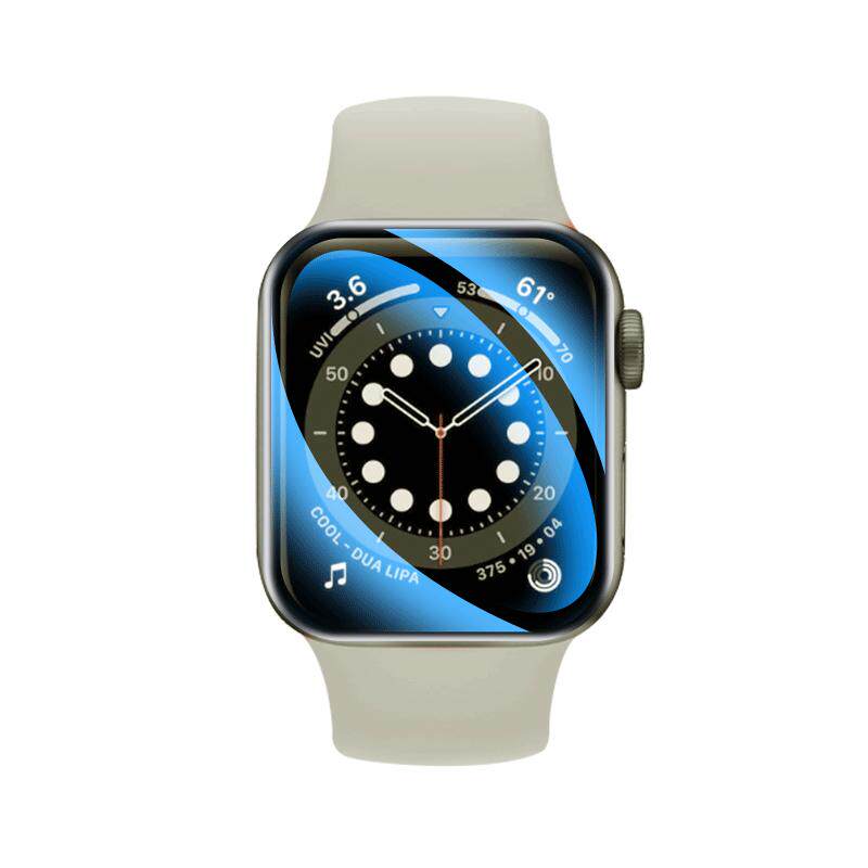 适用苹果手表s11保护膜iwatchs10贴膜watchs9钢化iwatch8全屏ultra3/2膜applewatchs7/6/5全包4watchse3陶瓷