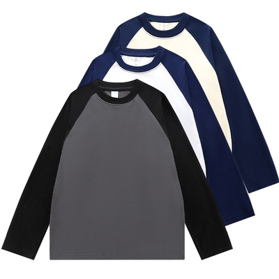 NASA联名纯棉插肩长袖T恤男女款