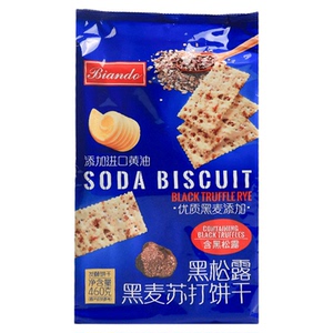 黑松露苏打饼干铁尺网红夜宵充饥