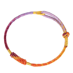 丙午马年本命年手链护身符属马太岁红绳九紫离火手绳编织绳男女