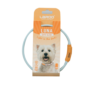 Laroo莱诺狗狗发光项圈夜间遛狗灯宠物防走丢可充电中小型犬用品