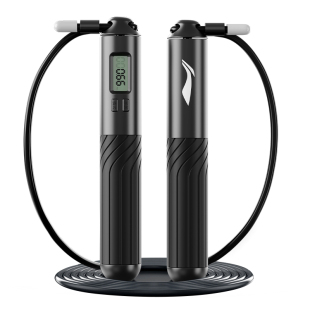 李宁跳绳减肥专用男士成人健身计数款初中考专用小学生电子计时女