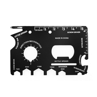 户外多功能刀卡片工具卡瑞士野外生存快递开箱迷你便携随身组合