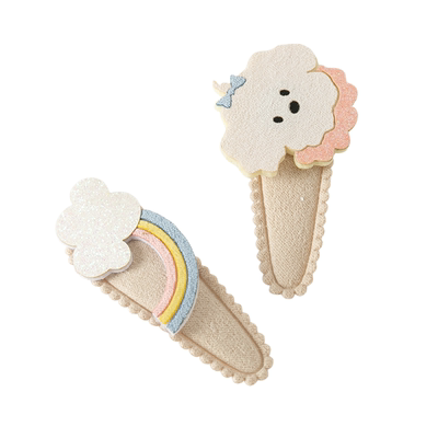 戴维贝拉儿童发饰2026夏女童洋气刘海夹小女孩发卡通休闲可爱发夹