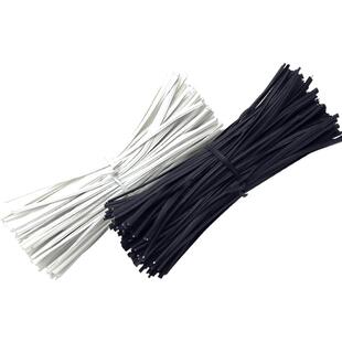 铁丝扎带PVC塑料铁芯扎线扎丝软金属条电镀锌电线固定捆扎带扎条