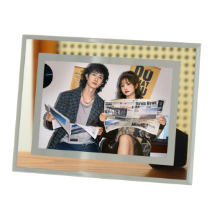 玻璃相框透明相册洗照片打印加定制摆台高级感空框6寸7水晶摆件