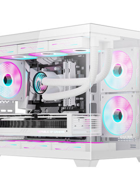 【88券减200元+淘金币95折】intel ultra5/I5-12490F/14600KF/5060长城主机DIY台式机白色海景房游戏电脑整机