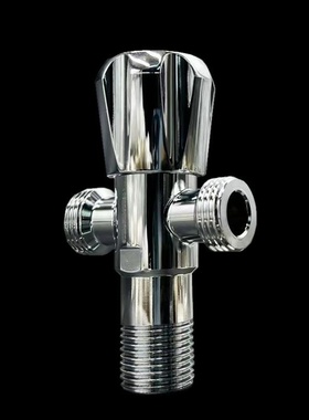 联塑WP01506不锈钢角阀4分一进二出三角阀冲水箱进水阀开关