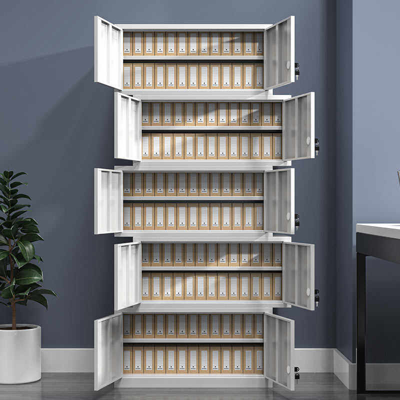 分体五节柜档案柜资料柜铁皮柜文件柜办公室储物柜财务凭证柜子