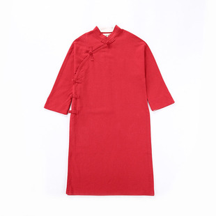 儿童长衫男中国风长袍中式唐装汉服古装马褂相声大褂民国服装华服