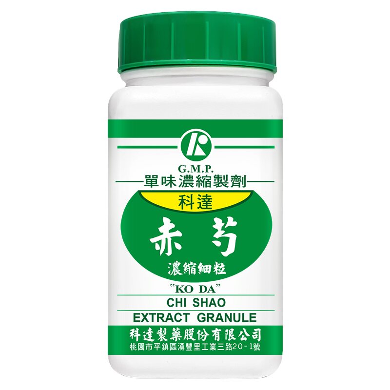 科达制药赤芍浓缩细粒100g经闭痛经跌打损伤疼痛血瘀止痛中成药