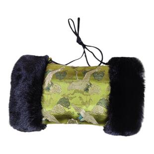 汉服配饰冬天保暖手捂暖袖獭兔毛加厚古风暖手宝暖手器圣诞礼品