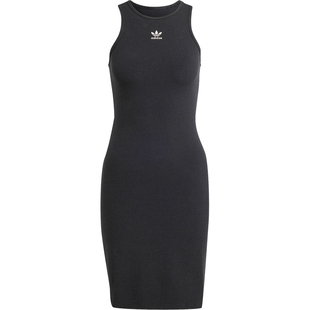 Adidas/阿迪达斯正品新款女士运动修身圆领背心连衣裙IT9881