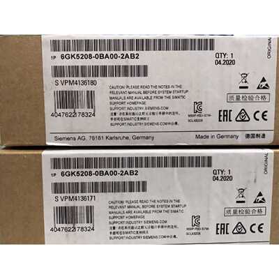 议价全新原装6GK5208-0BA00-2AB2 西门子XB208交换机6GK52080BA00