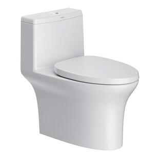 恒洁家用虹吸式抽水马桶卫生间节水普通陶瓷防溅水坐便器小激浪