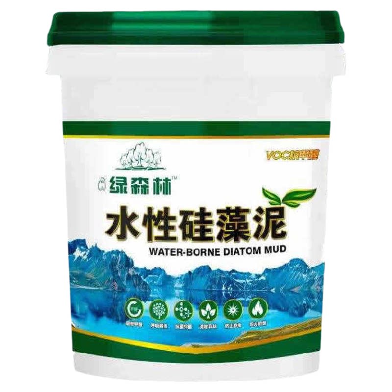 白山绿森林水性硅藻泥环保墙漆