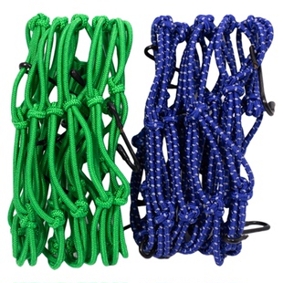 反光机车骑士网兜摩托车放置神器边包后座尾包弹力绑带油箱头盔网