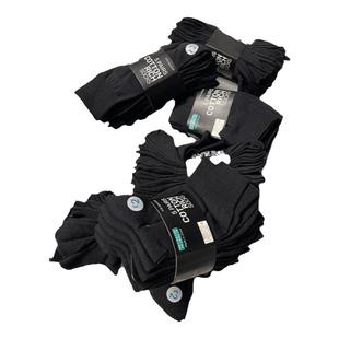 一把五双!排湿透气!外贸男士纯色百搭加厚舒适长筒运动休闲袜子