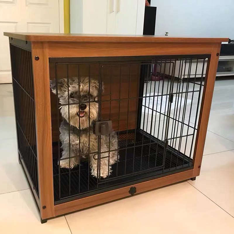 木质宠物狗笼室内狗别墅中小型犬狗狗围栏栅栏家用狗床猫兔笼子