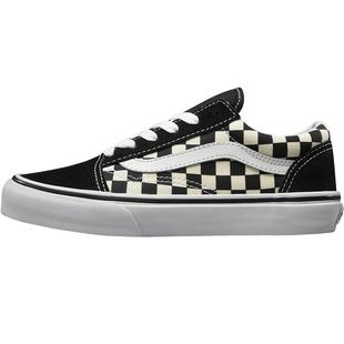 Vans范斯童鞋官方 Old Skool黑白棋盘格中大童板鞋运动鞋