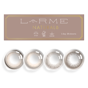 [新品上新]larme natural纯欲高透氧自然美瞳隐形眼镜日抛20片装