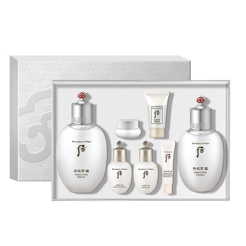 【立即付定】Whoo后拱辰享雪玉凝焕白护肤水乳套装美白