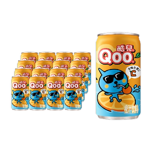 「酷儿Qoo」橙汁185ml*8罐*2组