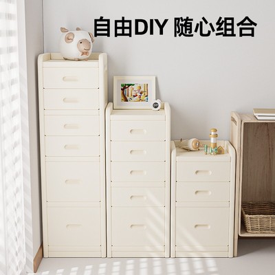 inhe收纳柜婴儿喂养台儿童五斗柜衣柜宝宝玩具储物柜抽屉置物