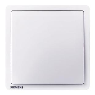 西门子一开多控中途开关面板致典雅白86型家用单联三控照明灯开关