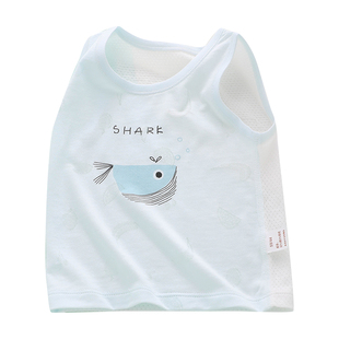 婴儿背心男童男宝a类夏季薄款护肚子幼儿女宝小月龄宝宝打底吊带