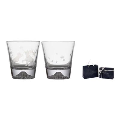 VitroGleam富士山威士忌杯江户切子洋酒原创礼盒生日乔迁高端礼物