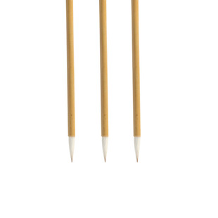 练字绘画推荐初学入门白云毛笔狼毫兼毫书法专用国画羊毫大中楷墨汁文房用品水碟仿古毛边纸竹子成人儿童学生