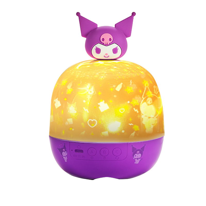 庫(kù)洛米星空投影燈滿(mǎn)天星兒童玩具女孩臥室生日禮物氛圍睡眠小夜燈