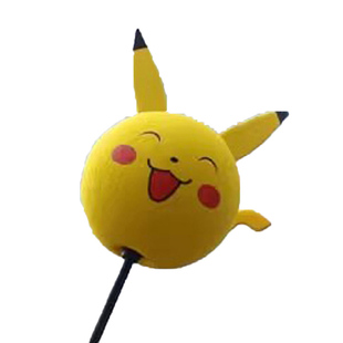 汽车天线装饰球五菱mini车外装饰品Polo车顶改装皮卡丘通用可爱