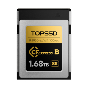 天硕（TOPSSD）1950MB CFE-B 储存卡，佳能/尼康8K60P