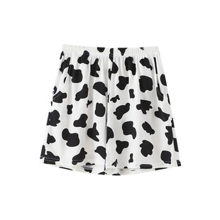 奶牛睡裤女夏短裤纯棉网红爆款可爱休闲可外穿全棉单件空调家居裤