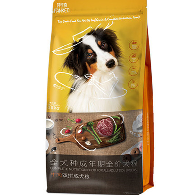 凡可奇通用型牛肉双拼10kg成犬